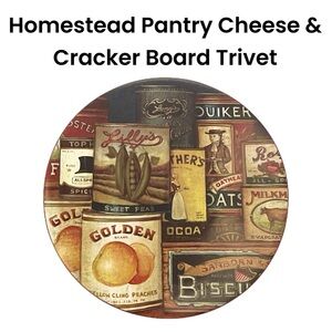 Homestead Pantry Cheese & Cracker Board Trivet